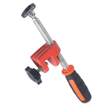 

Carbon Steel Wood Edge Clamp Single Spindle Bar Clamp Wood Vise Handle Tool 100% Brand New And High Quality