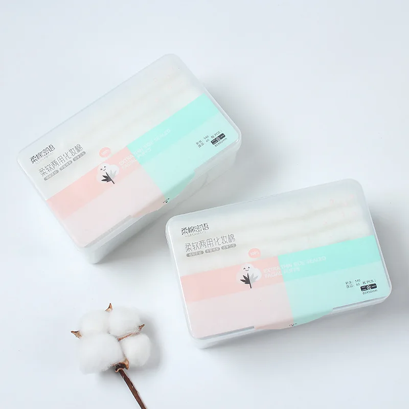 

Support Processing Soft Cotton Whisper Dual Use Double-Effect Skin Cotton Hydrophilic Moisturizing Makeup Facial Wipe Boxed