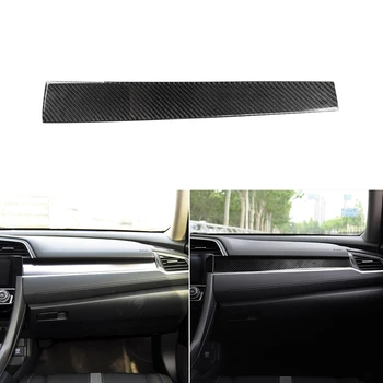 

Carbon Fiber Style ABS Center Console Panel Cover Trim for Honda Civic 10Th 2016-2019 Interior Mouldings