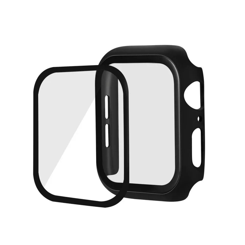 3D чехол для экрана для Apple Watch 44 мм 42 мм 40 мм 38 мм покрытие из закаленного стекла пленка рамка для iWatch Series 2 3 4 5 Чехол