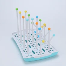 Новая синяя сушилка для бутылок, сушилка для детских бутылочек, сушилка для хранения сосок, бутылка для очистки, сушилка высокого качества