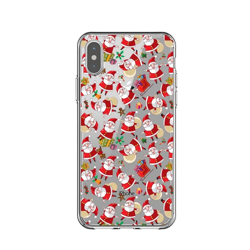 Счастливого Рождества год чехол для iPhone X 8 7 6 6s 5S SE VOGUE кофе женщина Мягкий ТПУ чехол для iPhone XR XS MAX Xs 11 Pro Max