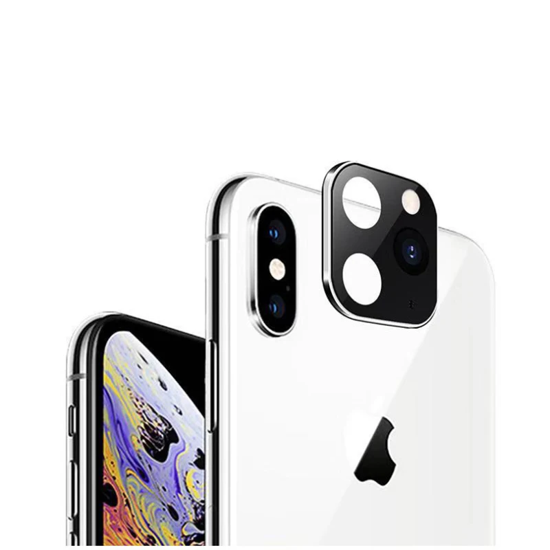 Bakeey чехол для камеры, применимый для iPhone X XS, максимальная смена секунд для iPhone11 PRO MAX наклейка на рассеиватель, модифицированный чехол из титанового сплава