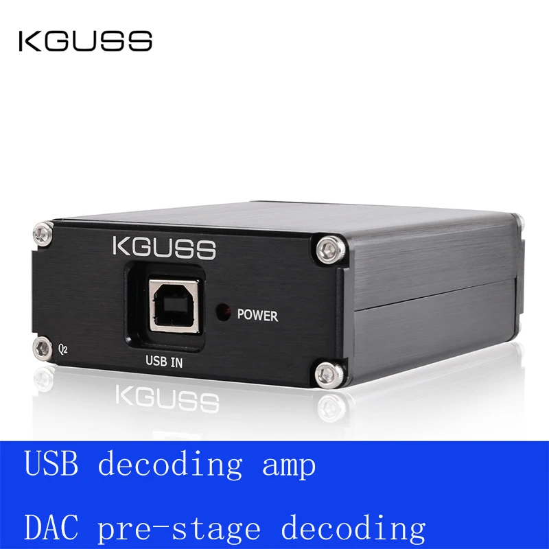 

2020 New KGUSS Q2 Breeze Audio ESS ES9018K2M + AD823 + SA9023 USB DAC Decoder External Sound Card Amplifier Beyond ES9023 DAC