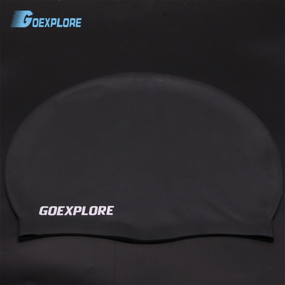 Новинка Мужская шапочка для плавания Goexplore эластичная Плавательная взрослых
