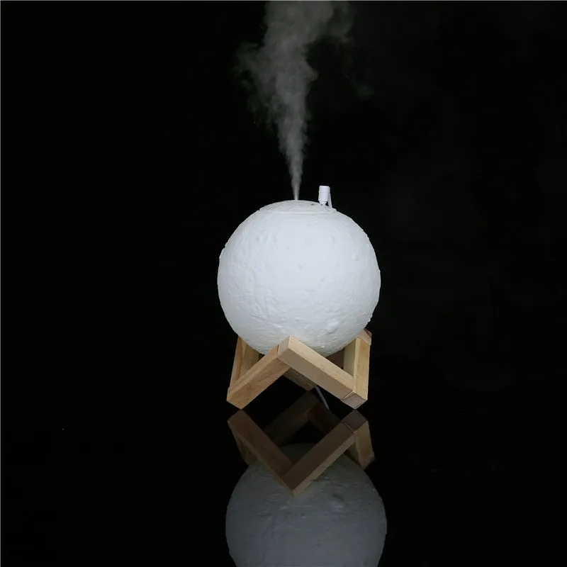 Good Quality Air Humidifier 3D Moonlight Diffuser Aromatic Essential Oil USB Ultrasound Humidifier Night Cooling Fog Purifier