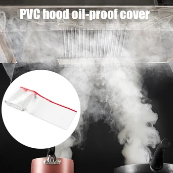 

Hood Anti-smoke Cover Smoke Shield of Oil Fume Hood Absorbs Smoke Oil PVC Transparent RT88