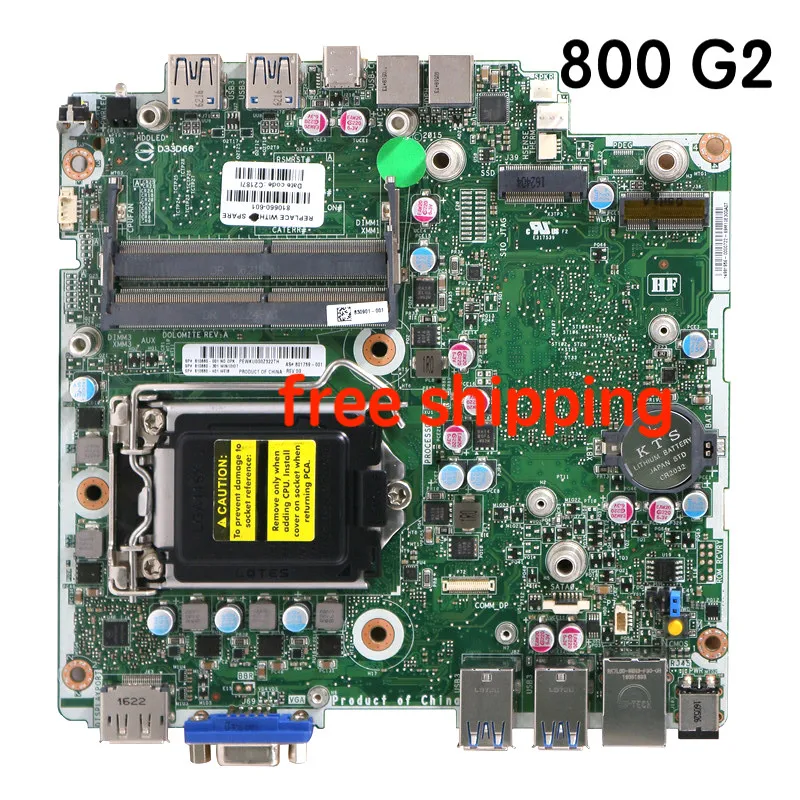 

810660-001 For HP EliteDesk 800 G2 Motherboard 801739-001 810660-301 810660-401 830901-001 Mainboard 100%tested fully work