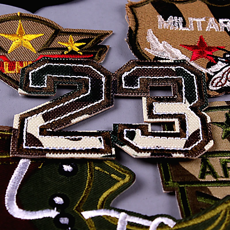 

Military Patch Stripe Tactical Embroidered Patches for Clothing Backpack Air force Army Flag Patch Armband Stripes Wholesale F
