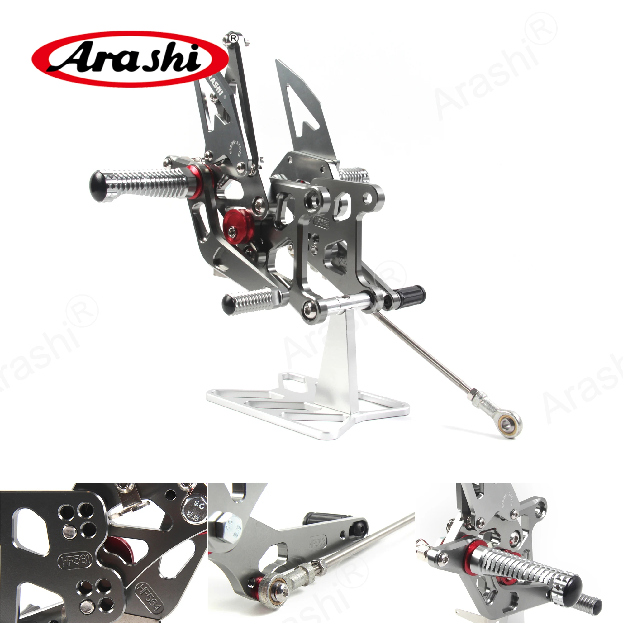 ARASHI для HONDA CBR250R 2011 2012 2013 Rearset регулируемая подножка CNC-machined Rider задние комплекты мотоциклетная подножка CBR 250 R