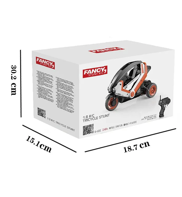 2.4G RC Car Remote Control Stunt Motorcycle Children's Electric Racing Motorbike with Cool Light Toys for Children Boy Gift 6