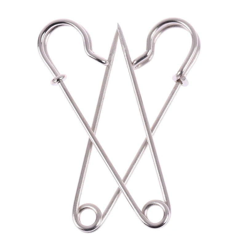 10 Pieces 5 Extra Large Safety Pins Big Stainless Steel Heavy Duty for  Quilting Upholstery Sewing Outdoor Laundry