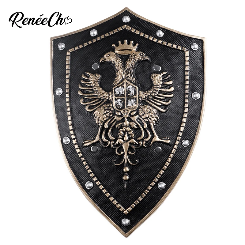 Reneecho Хэллоуин реквизит щит с орлом рыцарский щит 1:1 Косплей оружие опора