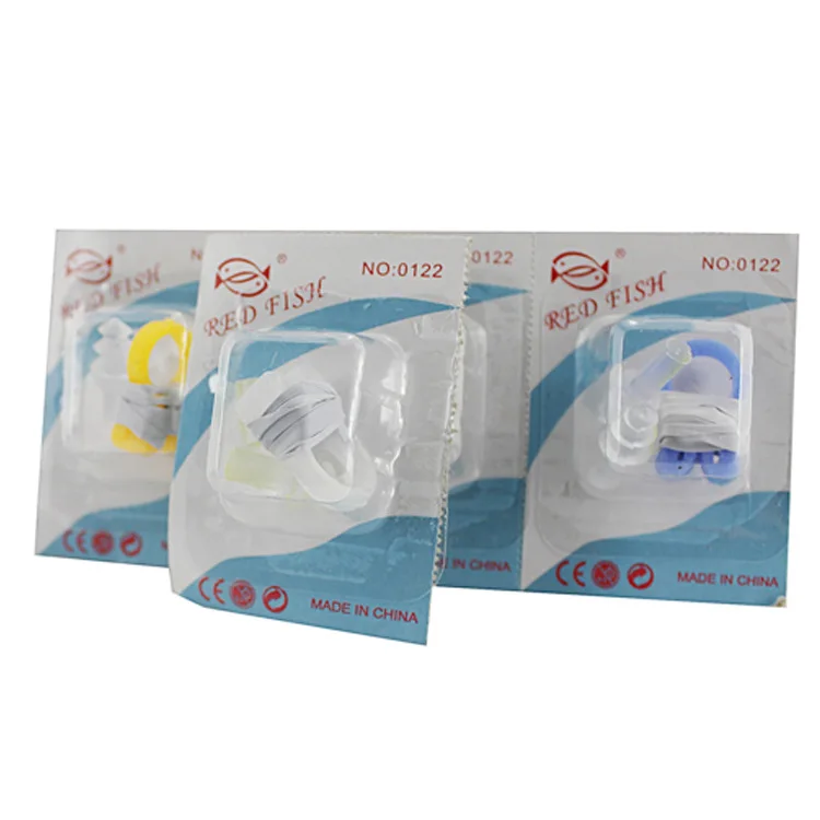 Manufacturers Paper Card Installed Nose Clip And Ear Plug Swimming Pool Only Nasal Splint Earplug Wholesale