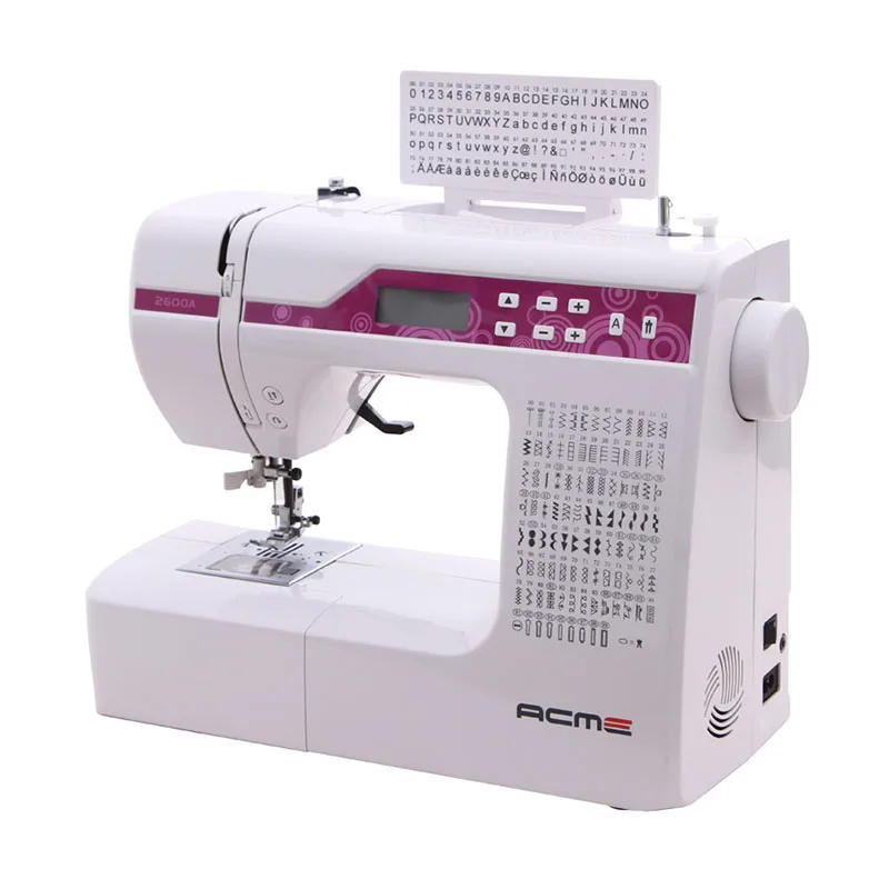 

2019 Mini Portable 2600A Sewing machines 200 Stitch Sew needlework Cordless Clothes Fabrics Electrec Sewing Machine Stitch