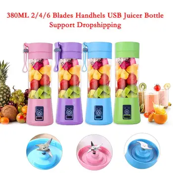

Portable Electric Juicer Blender USB Mini Fruit Mixers Juicers Fruit Extractors Food Milkshake Multifunction Maker Machine