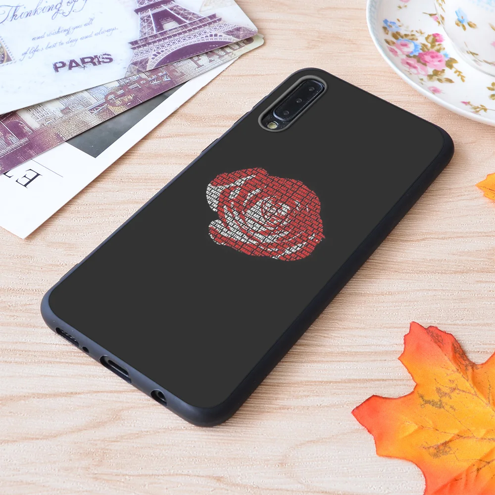 

Juice Wrld All Girls Are The Same Rose Print Soft Silicone Matt Case For Samsung Galaxy S Note and Galaxy A