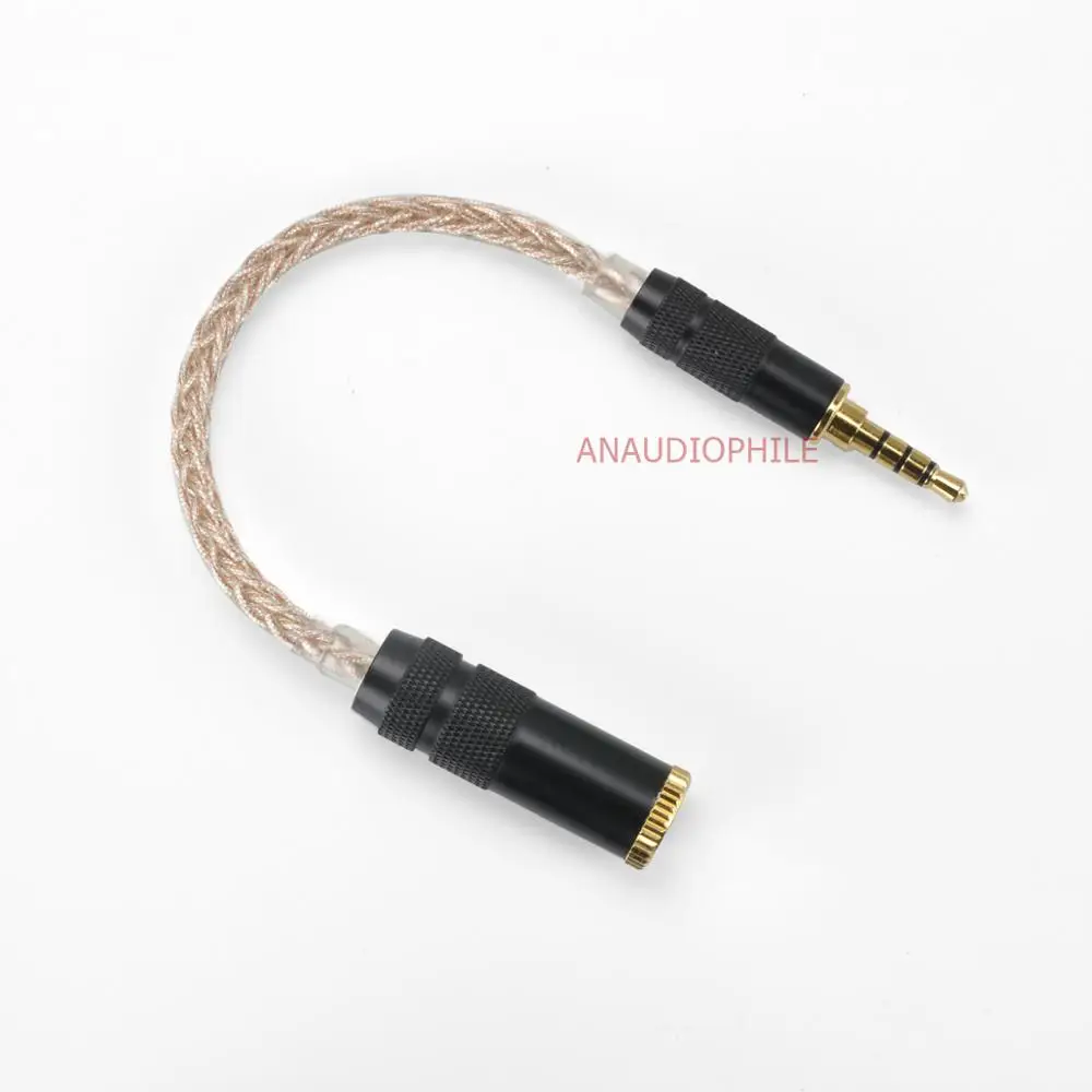 3.5mm To 4.4mm Balanced Cable Adapter 3.5mm Male To 4.4mm Female Cable For  SONY NW-WM1Z NW-WM1A PHA-2A TA-ZH1ES Player