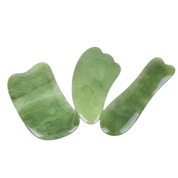 

Natural Resin Scraping Massage Scraper Face Massager GuaSha Board Acupoint Face Eye Care SPA Massage 7 Style