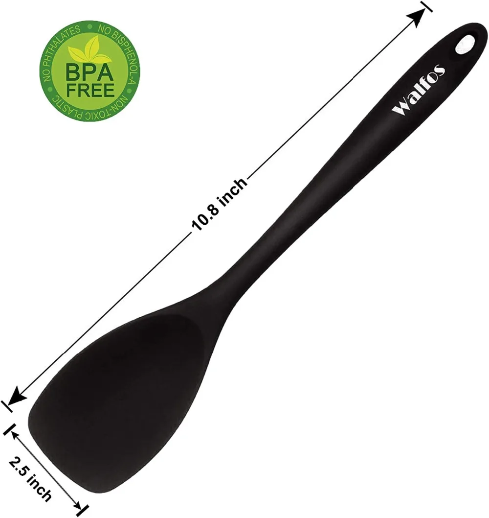 Food Grade Silicone Cooking Spoon Heat-Resistant Flexible Nonstick Spatula Shovel For Baking Cookware Kitchen Gadgets kitchenware accessories