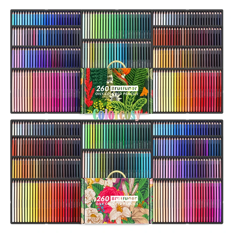 Brutfuner 260/520 Color Colored Pencils Professional Drawing Pencil 260