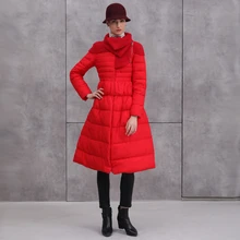 Женский модный элегантный темпераментный тонкий теплый кашемировый пуховик из овечьей шерсти с отворотами женский дизайнерский пуховик с высоким воротником для женщин 80986