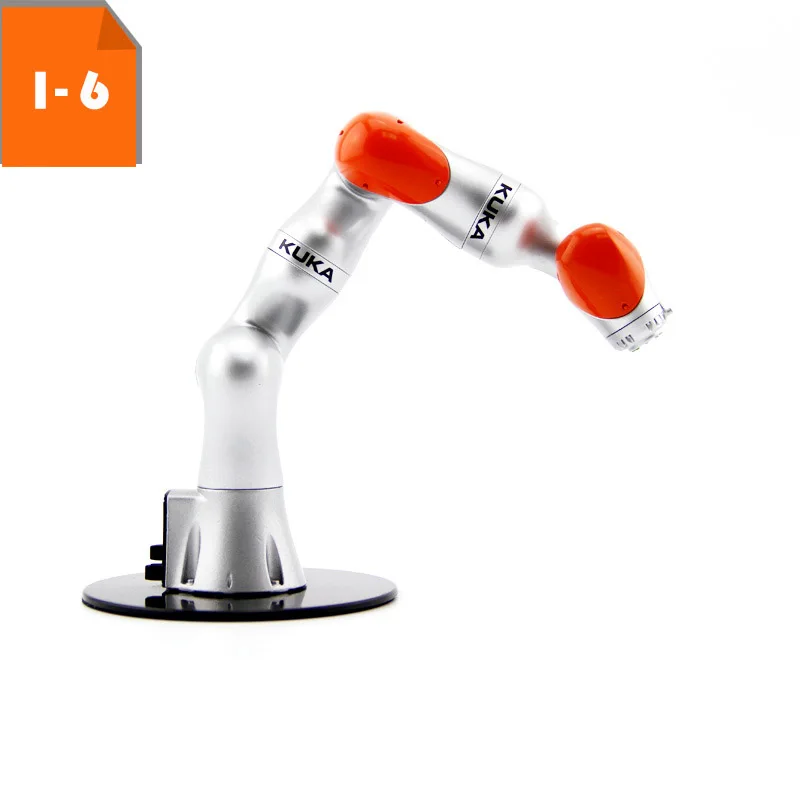 Промышленный механический робот Denso KUKA LBR iiwa в масштабе 1: 6 поворотная модель