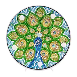 Горячая продажа Diy алмазная живопись форма диска Ночной светильник Полный алмаз вышивка крестиком картина для дома детская спальня Decorat