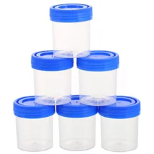 

50pcs Plastic Urine Cups Practical 40ml Specimen Containers Measuring Cup with Scale