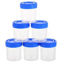 Gobelets d'urine en plastique 40ml, 50 pièces, récipients d'échantillon, tasse de mesure avec échelle 