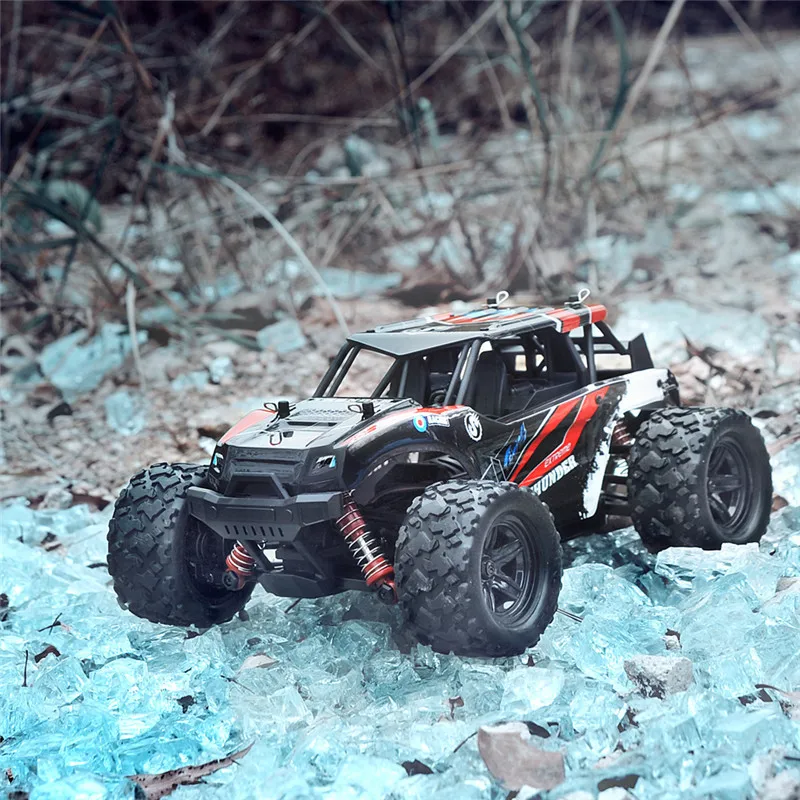 

RC Car 1/18 1:18 4WD Big-Foot Buggy Cars HS 35km/h 2.4G 4CH High Speed Climber Crawler Toys