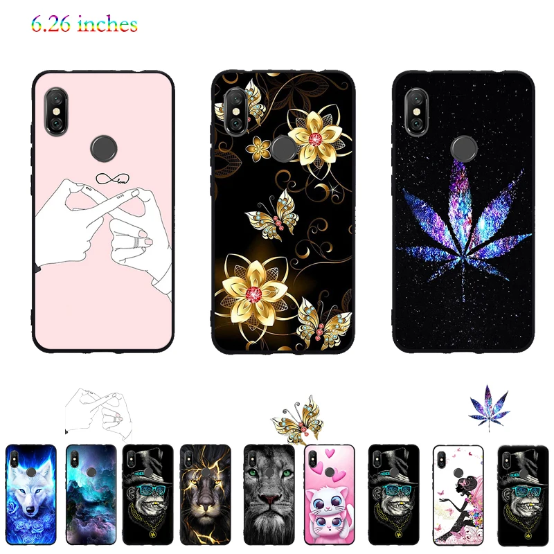 Cover For Xiaomi Redmi Note 6 Pro Case Soft TPU Silicone Luxury Phone Funda | Мобильные телефоны и аксессуары