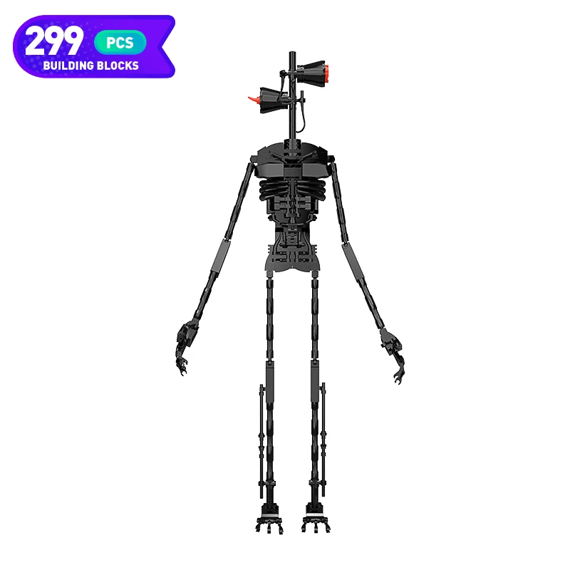 Механическая сирена Moc Классический конструктор монстра в сборе модель черного