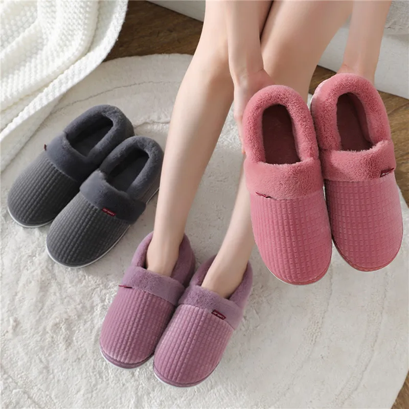Winter Plush Slippers on Warm Shoes Slippers Home Shoes for Home Shoes