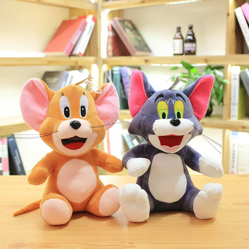 

Tom Cat and Jerry Mouse Plush toy Stuffed Anime Animals toy doll for Children Cartoon figure doll toys for Boy Birthday Gift