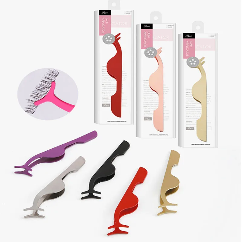 

Multifunctional False Eyelash Curler Eyelash Tweezers Eyelash Accessories Makeup Tool Aid Stainless Steel Arc Eyelash Curler