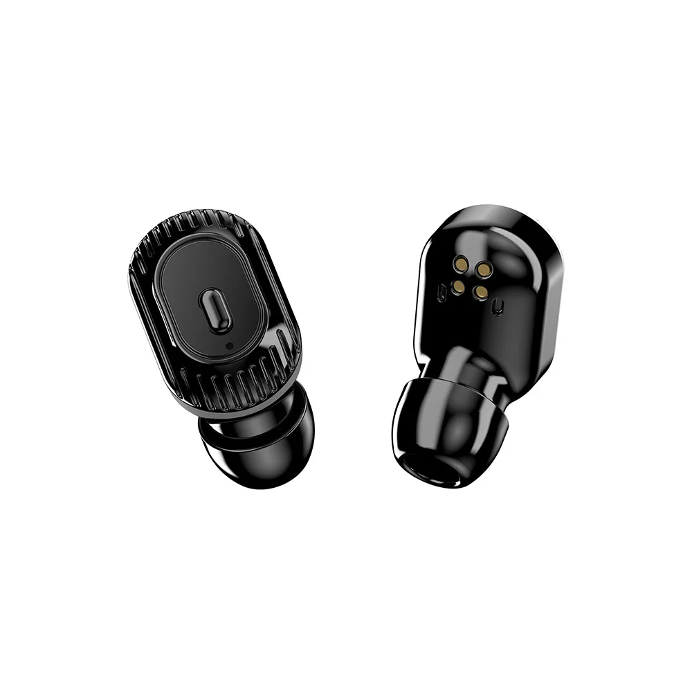 2 In 1 TWS Bluetooth Earphones Including Portable Neck Radio HD Stereo Wireless Head phones Noise Cancelling Game Sports Headset