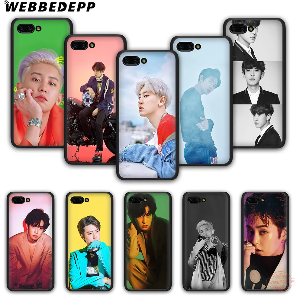 WEBBEDEPP SEHUN CHANYEOL EXO Модный мягкий силиконовый чехол для телефона Honor 6A 7X 8X 8C 8A 9 9X 10lite