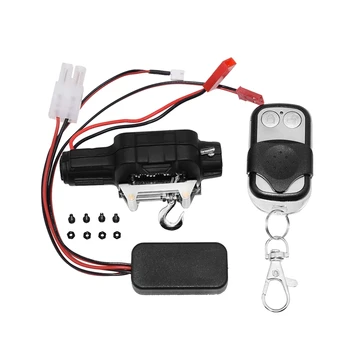 

FBIL-Winch Set,Automatic Winch and Wireless Remote Controller Receiver For 1/10 RC Crawler Car Axial SCX10 TRX4