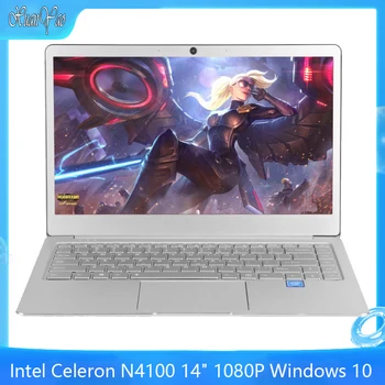 

XUANYAO Ultra Slim Laptops Portable Notebook Intel Celeron N4100 PC Computer 14.0 inch 1080P HD Screen Office Games Work Laptop