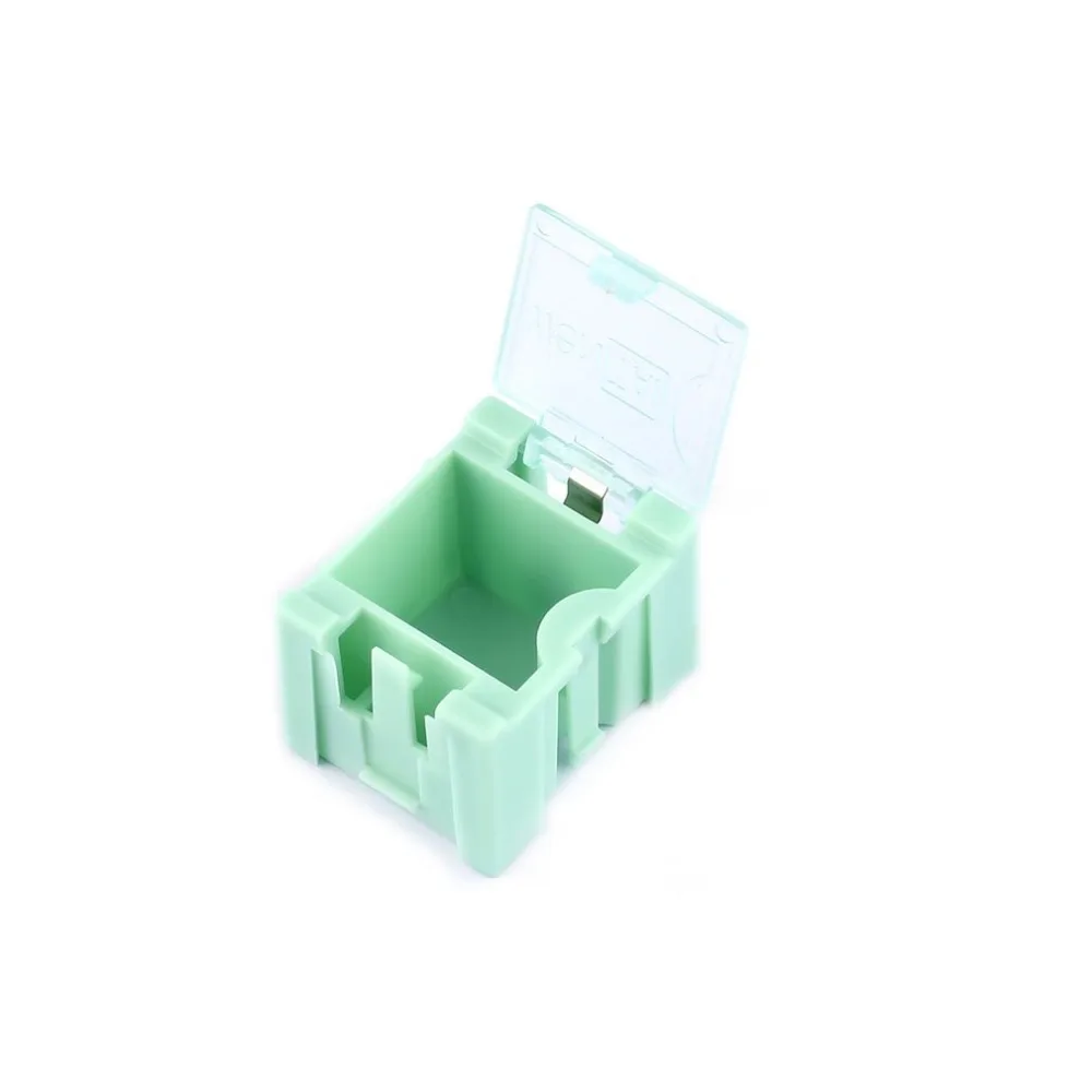 50pcs Small Tool Screw Object Electronic Component Storage Box Laboratory Case SMT SMD Automatically Pops Up Patch Container