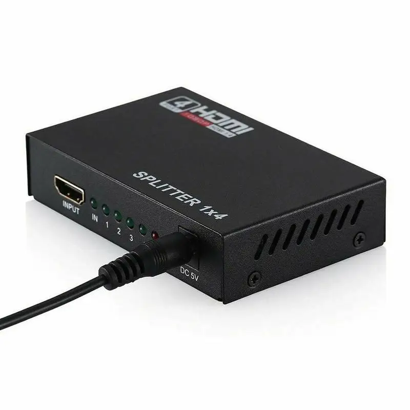 4 порта 4K* 2K 1080P Переключатель HDMI Переключатель Селектор 1x4 DVD для HDTV проектор мультимедийный разветвитель HD коробка ультра PS4 PS3 M5Y1
