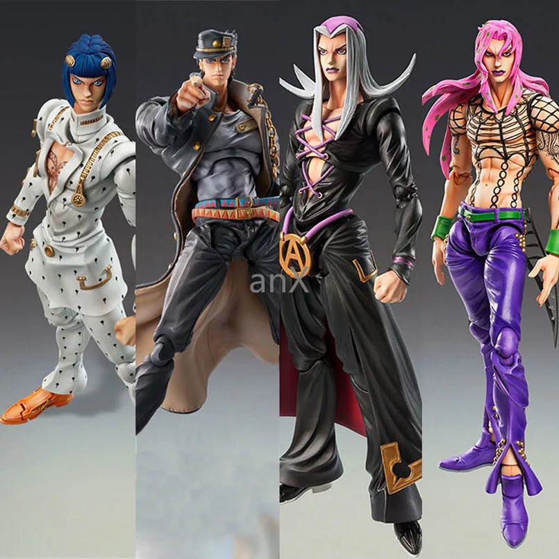 Экшн фигурка Leone Abbacchio Diavolo bruo Bucciarati jorno Kujo Jotaro подвижная ПВХ игрушка 15 см|Игровые