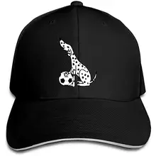 Мужская Женская бейсбольная кепка для игры в футбол для собак далматинцев