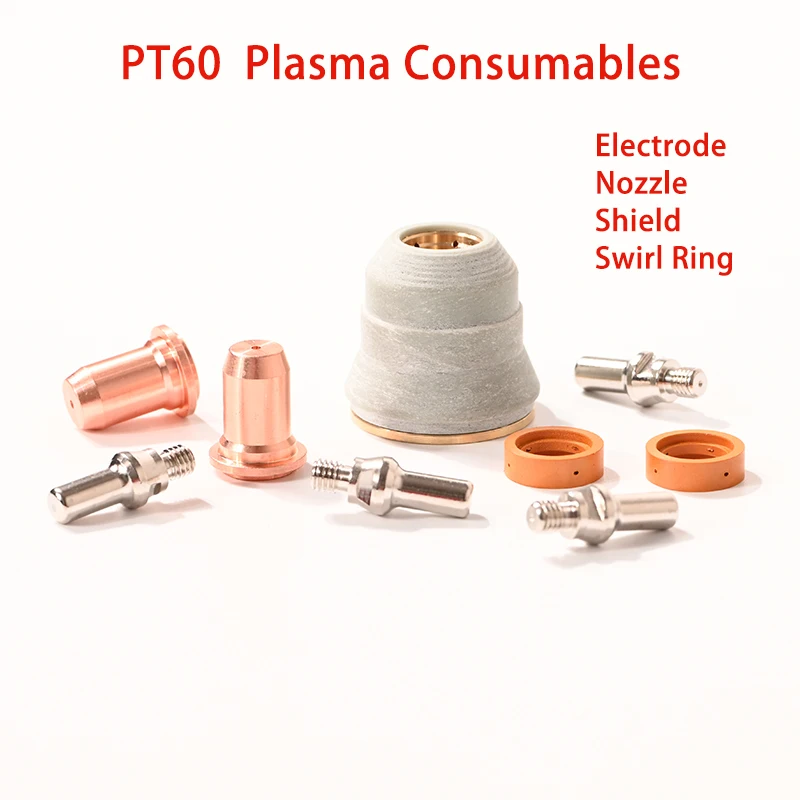 IPT-60 PT60 PTM-60 PT-40 IPT-40 52582 Plasma Cutting Machine Consumables Electrode Nozzle Tips Swirl Ring Shield Cap | Инструменты