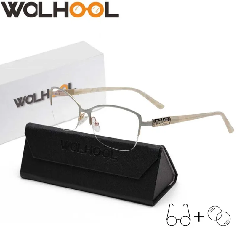 Металлическая оправа для очков очки по рецепту женские Новое поступление тонкие