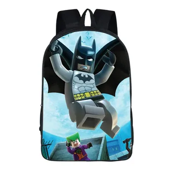 

comics batman children school bags student book bag for teenager boys girls school backpack kid bagpack travel bags