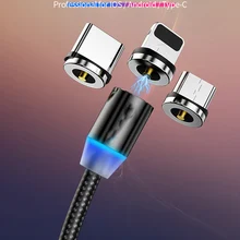 Cable cargador magnético Cable de carga rápida USB tipo C para Nokia 7 Plus, 7,1 2018, 8,1, X5, X6, X7, 7,8 para Meizu PRO 7 Plus, PRO 7, X8(China)