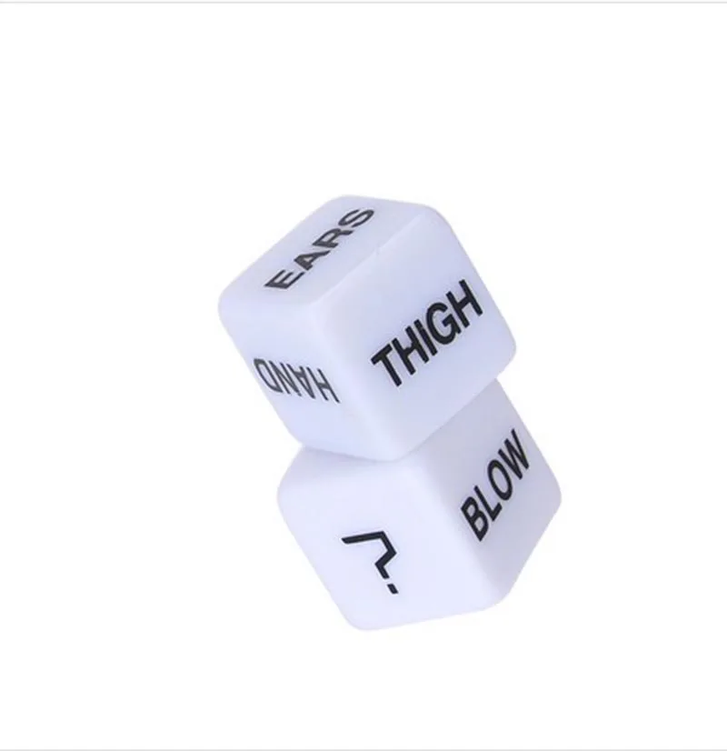 1PCS Sexy Dice Erotic Craps Noctilucent Dice Love Sex Dices Toys Adults Game Sex Cube Polyhedral