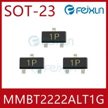Paster – transistor de puissance SMD Triode 2N2222, 1P, paquet imprimé, SOT23 NPN